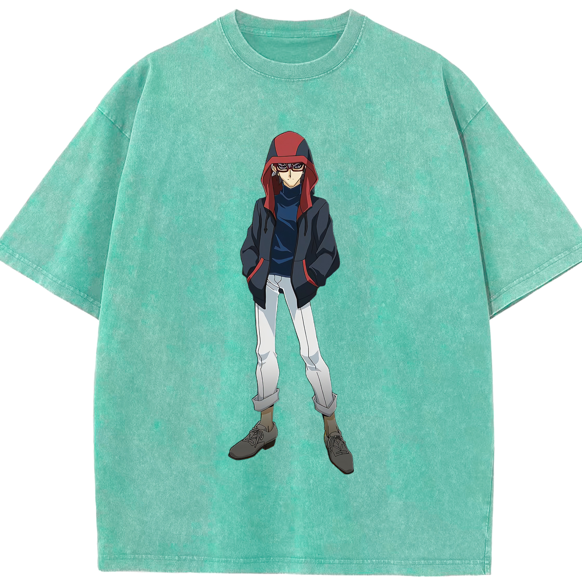 （画像用） 遊☆戯☆王 Yu-Gi-Oh! 綿100% ヴィンテージ風 半袖Tシャツ（フロントプリント）